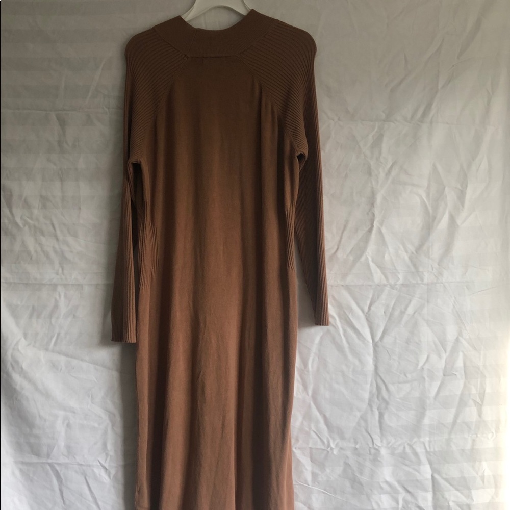 Caramel Sweater Dress